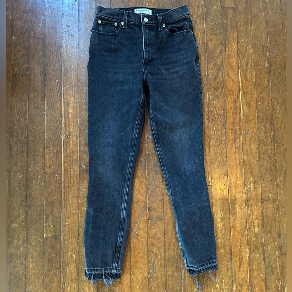 Abercrombie & Fitch Dark Wash High Rise Jeans